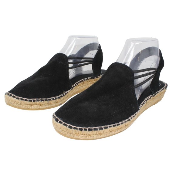 Toni Pons Womens Size 10.5 Nuria Black Suede Espadrille Slip On Sandals - Picture 4 of 16